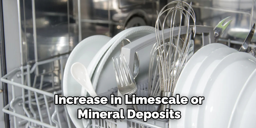 Increase in Limescale or Mineral Deposits