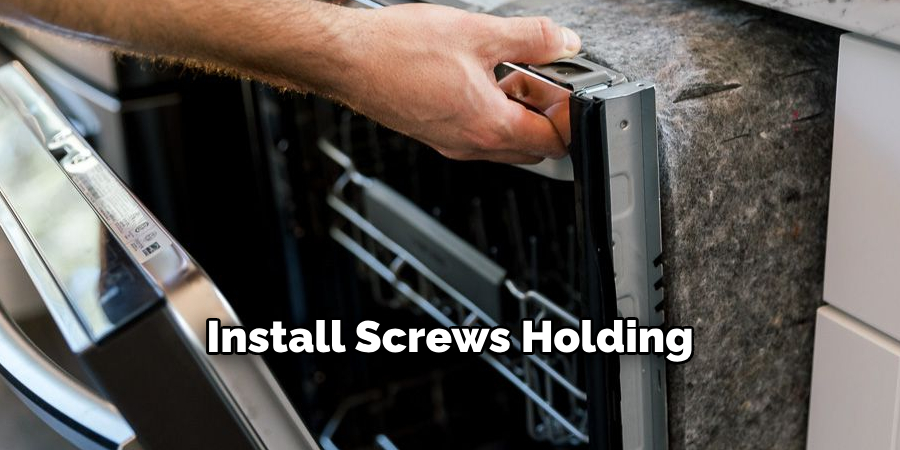 Install Screws Holding