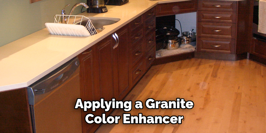 Applying a Granite Color Enhancer