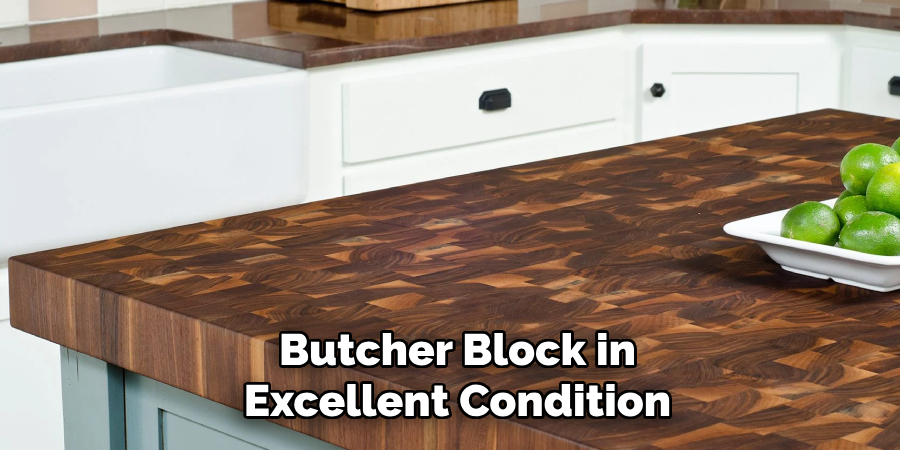 Butcher Block in
Excellent Condition