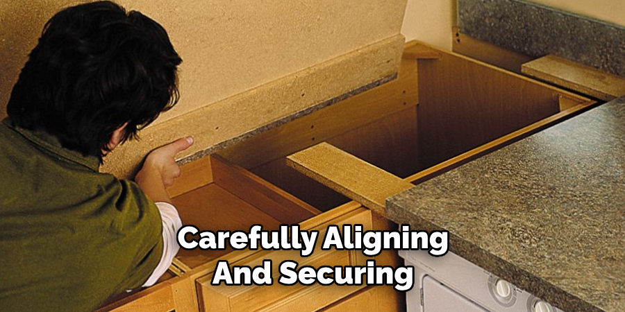 Carefully Aligning
And Securing