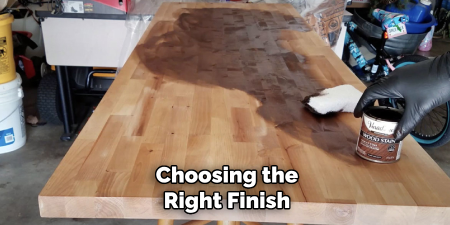 Choosing the Right Finish