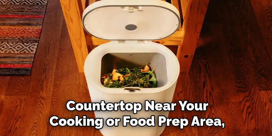 Countertop Near Your
Cooking or Food Prep Area,