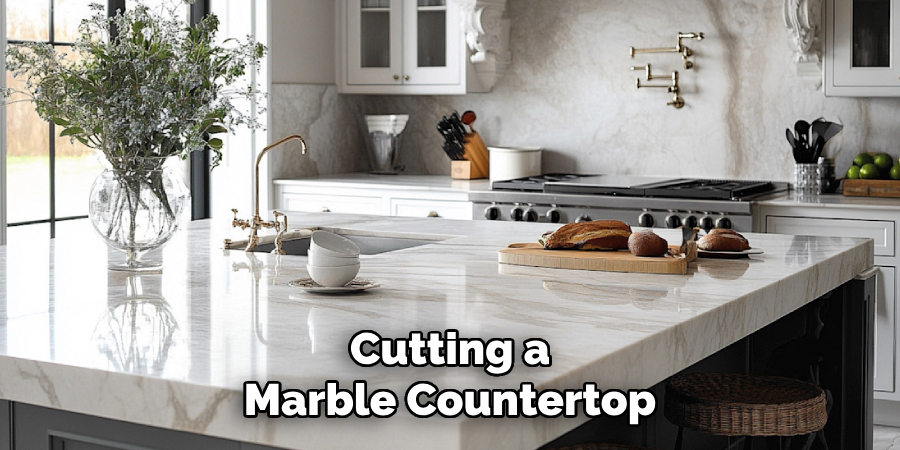 Cutting a
Marble Countertop