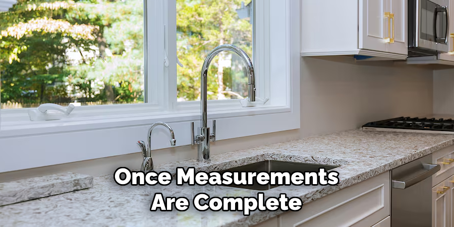 Once Measurements
Are Complete