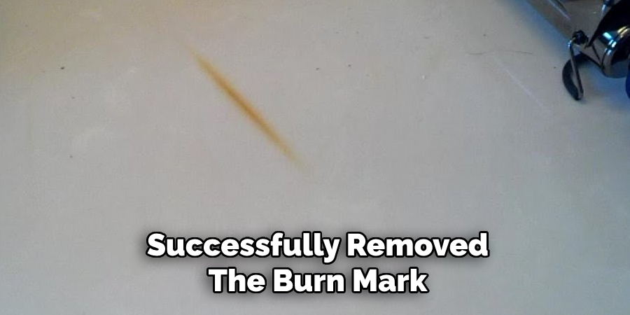 Successfully Removed
The Burn Mark