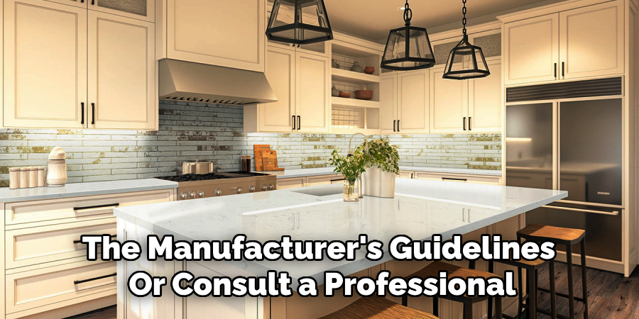 The Manufacturer's Guidelines 
Or Consult a Professional