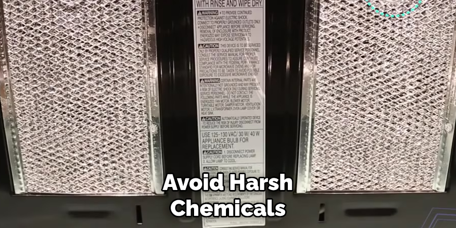 Avoid Harsh Chemicals
