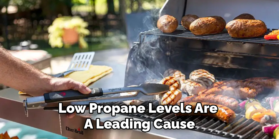 Low Propane Levels Are 
A Leading Cause