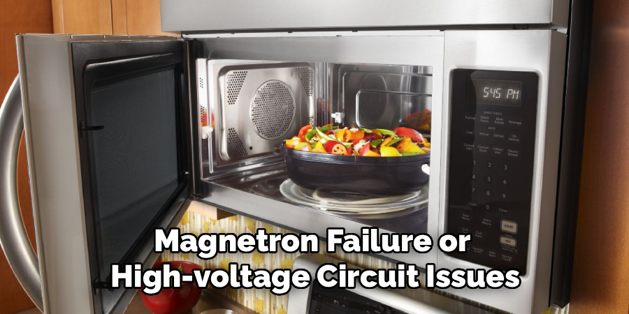 Magnetron Failure or 
High-voltage Circuit Issues