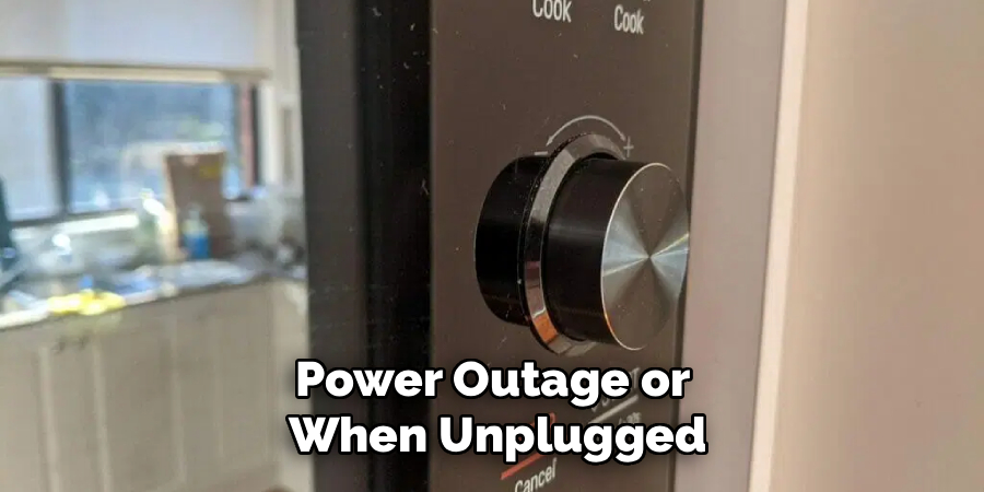 Power Outage or 
When Unplugged