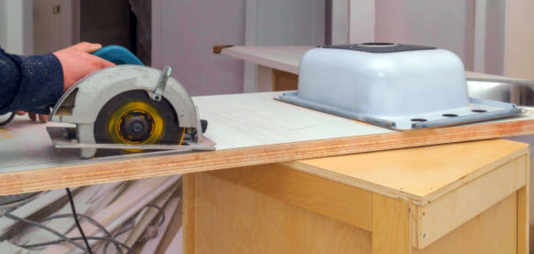 How to Cut a Formica Countertop