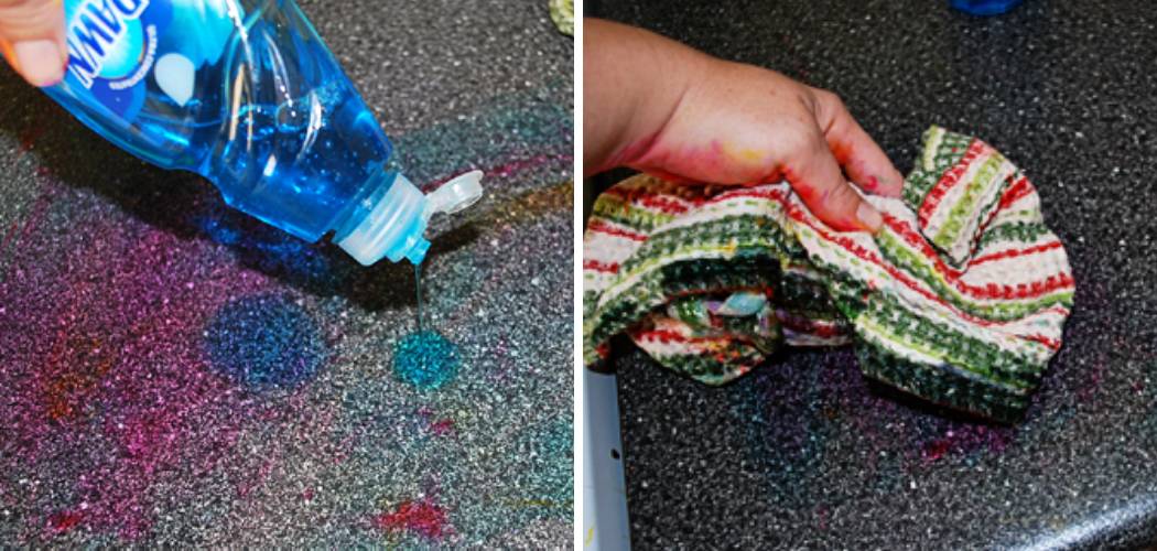 How to Get Food Coloring Off Countertop