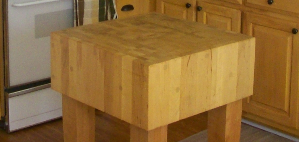 How to Stain a Butcher Block Countertop