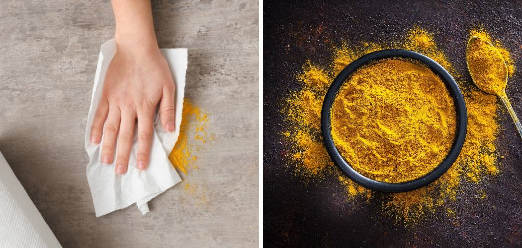 How to Remove Turmeric Stains From Countertop